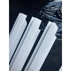 SÉRÜLT Fehér toldó profil 2,7 méter